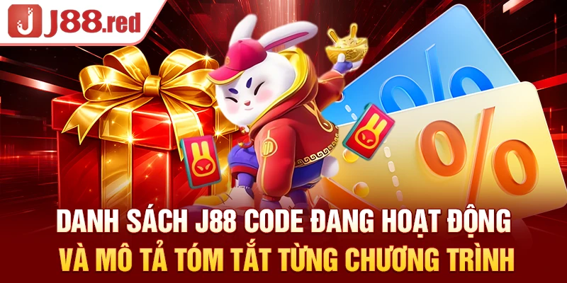 Danh sách J88 code đang hoạt động và mô tả tóm tắt từng chương trình
