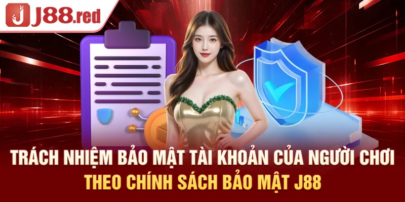 Trách nhiệm bảo mật tài khoản của người chơi theo chính sách bảo mật J88